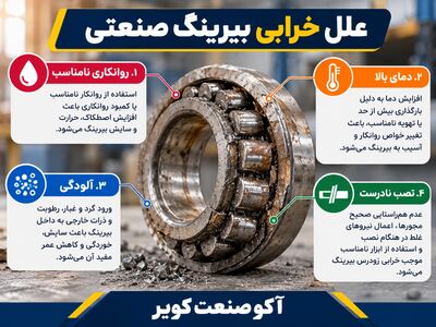 علت خرابی بیرینگ