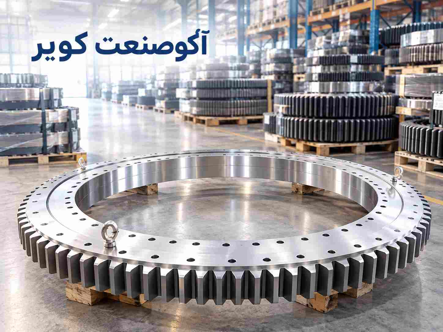 بیرینگ ها و قطعات صنعتی سنگین موجود در انبار آکوصنعت
